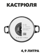 {{photo.Alt || photo.Description || 'Стрейтон Кастрюля 24х13,5см, 4,9л, со стекл. крышкой, n3641-gl-822-120'}}