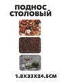 Поднос столовый 1.8х33х24.5см, y3060203196 y3060203196 - фото 60848
