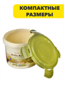 Контейнер с крышкой "Зайчата", 420мл, полипропилен, n3670-gl-829-142 n3670-gl-829-142